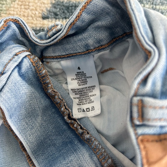 Aeropostale Light Blue Jean Shorts - Picture 3 of 4